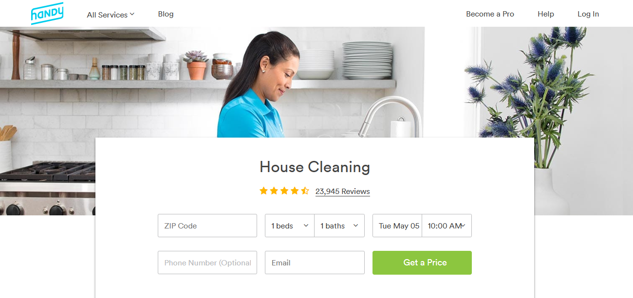 Handy: The Best Alternative for App-Based Booking and Upfront Pricing