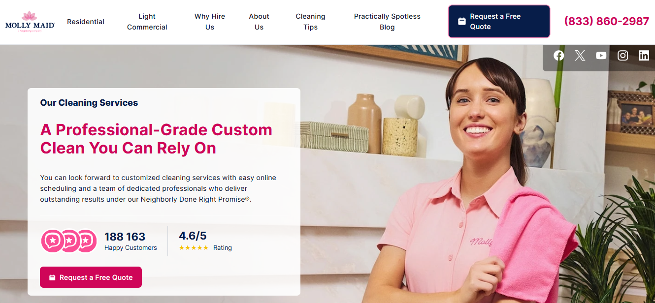 Molly Maid: The Best Alternative for Reliable, No-Fuss Cleaning
