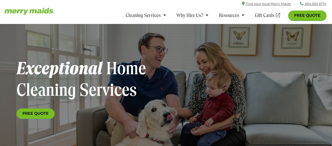 Merry Maids: Best For Vacation Rental Cleaning