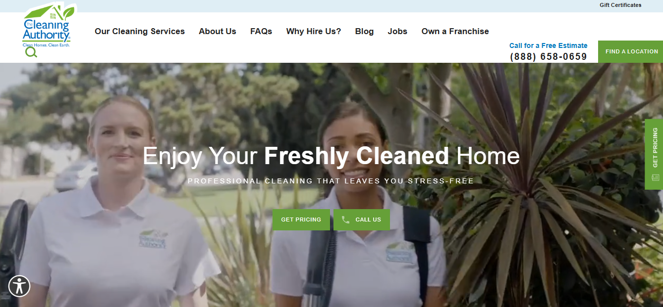 The Cleaning Authority: Best for Recurring Cleaning Schedules