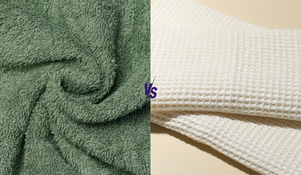 Waffle Towels vs Terry Towels: Choosing the Best Bath Towel for Your Home