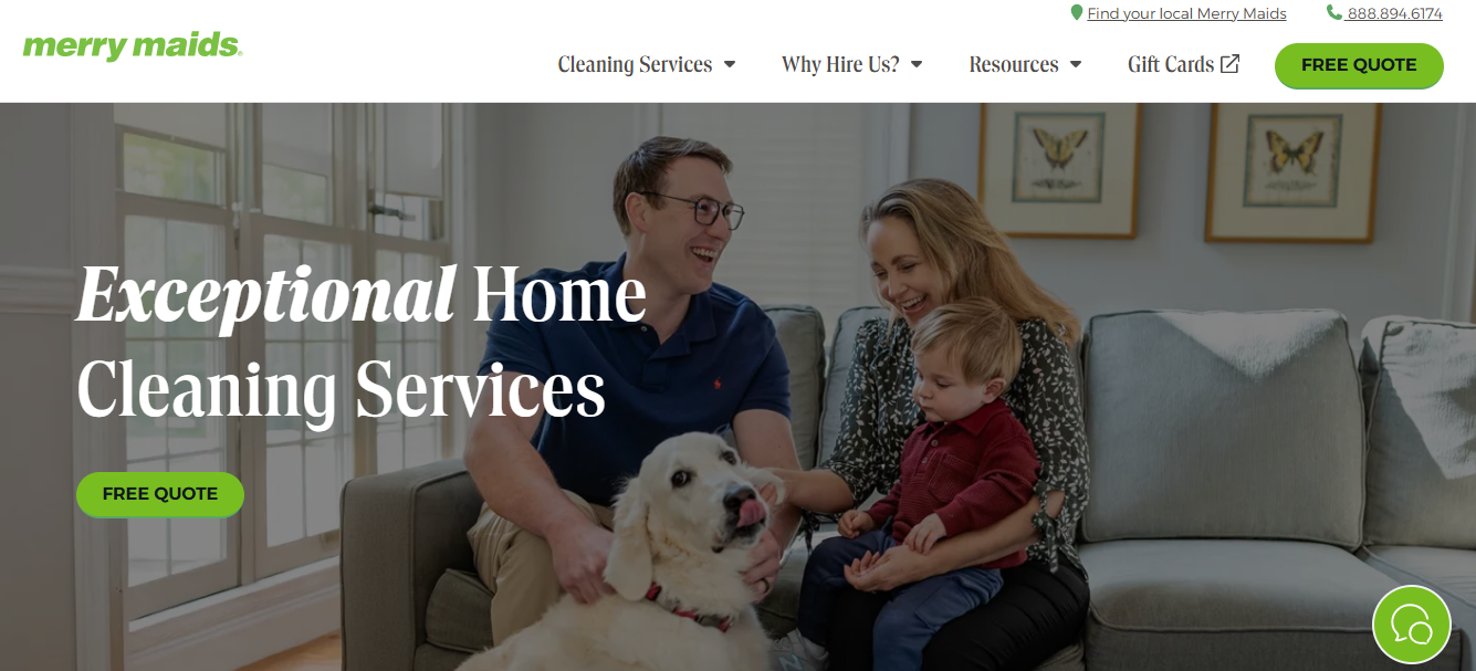 Merry Maids National Franchise Service