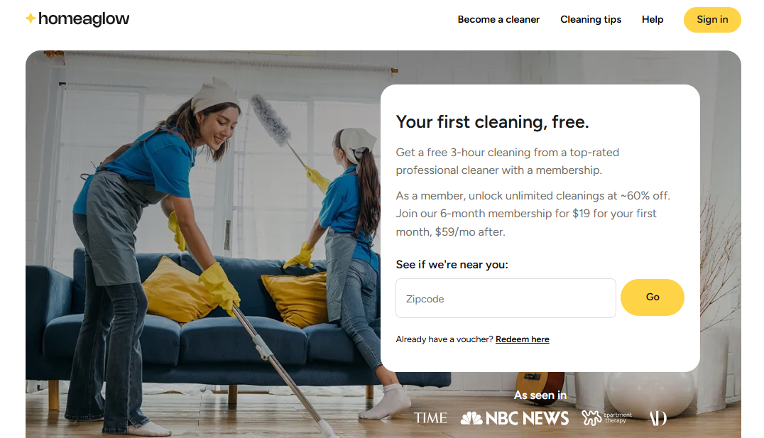 Homeaglow Membership Marketplace Service